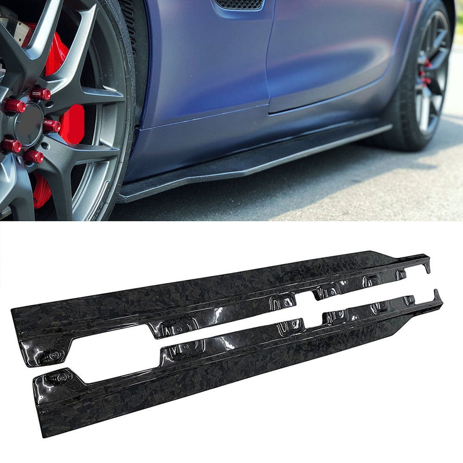 Buy Now FORGED СARBON FIBER SISDE SKIRTS for AMG GT GTS C190 2014 - 2017 and upgrade car parts from SIR Tuning at the Best Price. Headlights, Tail lights, Bodykits, Navigations, Carbon body kit and more - Fast & Free Shipping within Europe, US & Worldwide.