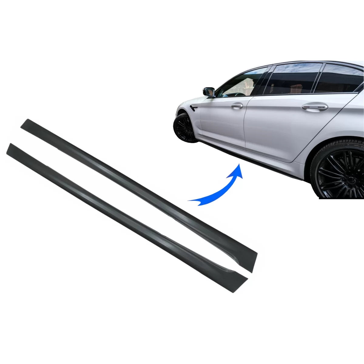 Side Skirts suitable for BMW 5 Series G30 Limousine G31 Touring (2017-2023) M5 Design – product image 1