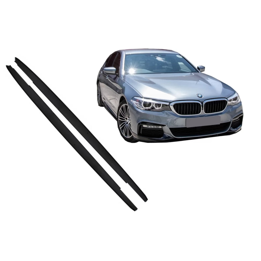 Side Skirts Extension suitable for BMW 5 Series G30 Limousine G31 Touring (2017-up) M Design Piano Black – product image 1