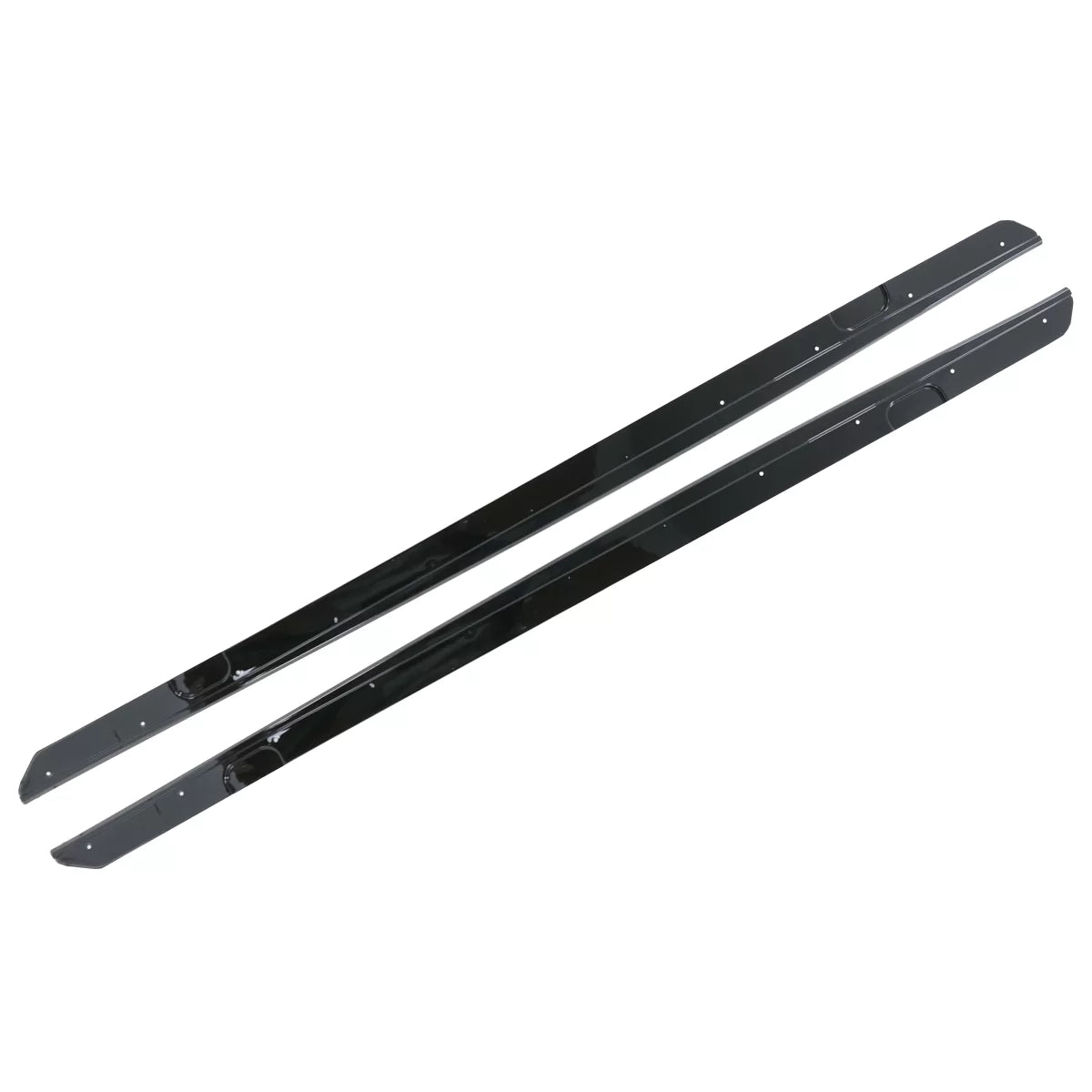 Side Skirts Lip Extensions suitable for BMW 2 Series F22 F23 Coupe Convertible (2014-Up) M-Sport Look Piano Black Add-on – pr