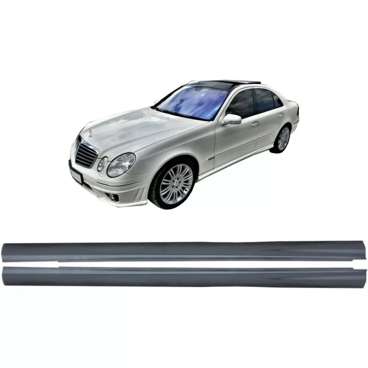 Side Skirts suitable for Mercedes E-Class W211 (2003-2009) Sport Design – product image 1