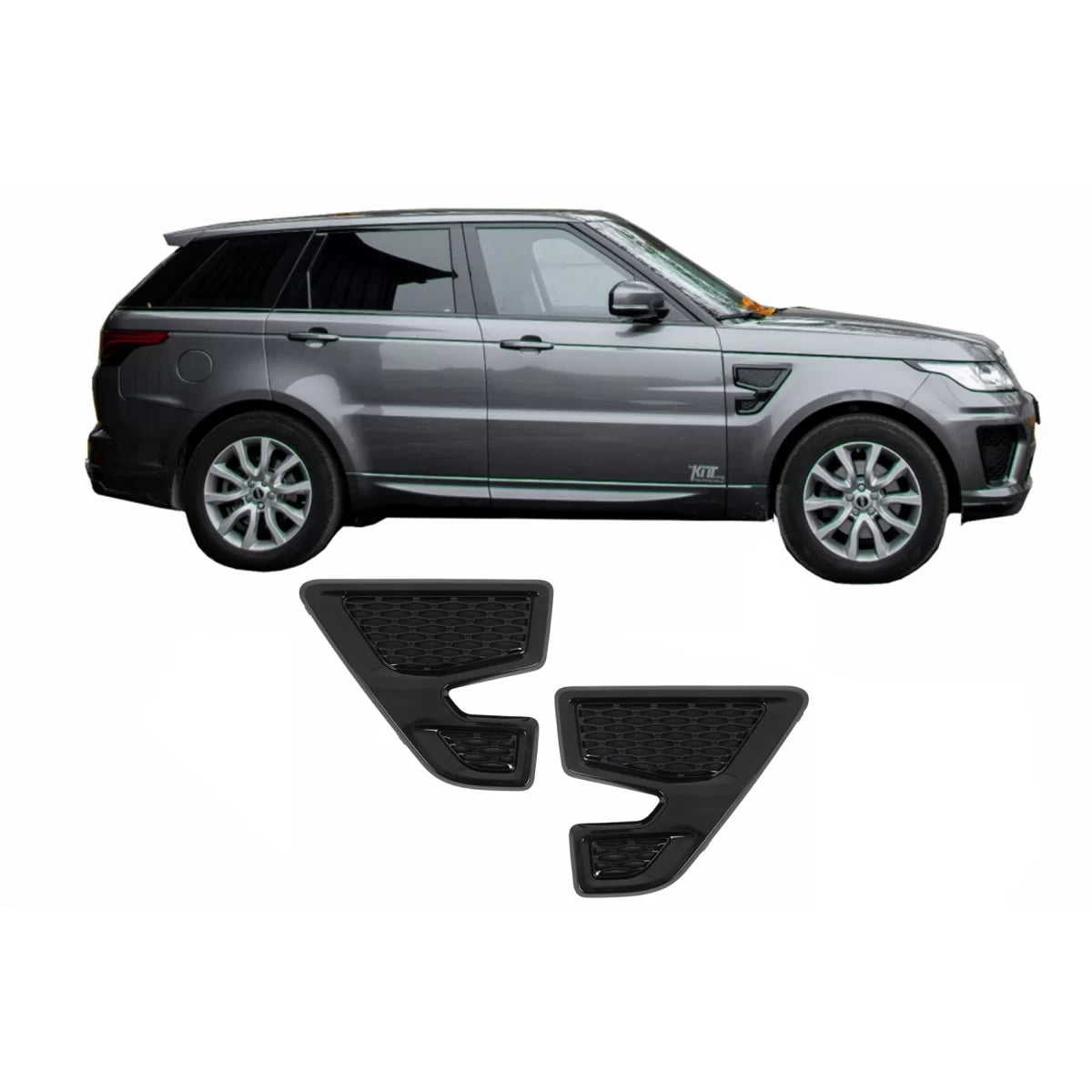 Side Vents for Front Fenders suitable for Land Range Rover Sport L494 (2013-2017) Piano Black – product image 1