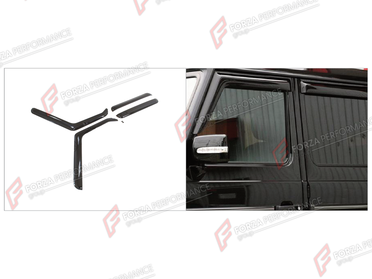 SIDE WINDOW VENT VISOR DEFLECTORS for MERCEDES-BENZ G-CLASS W463 G63 2008 - 2018