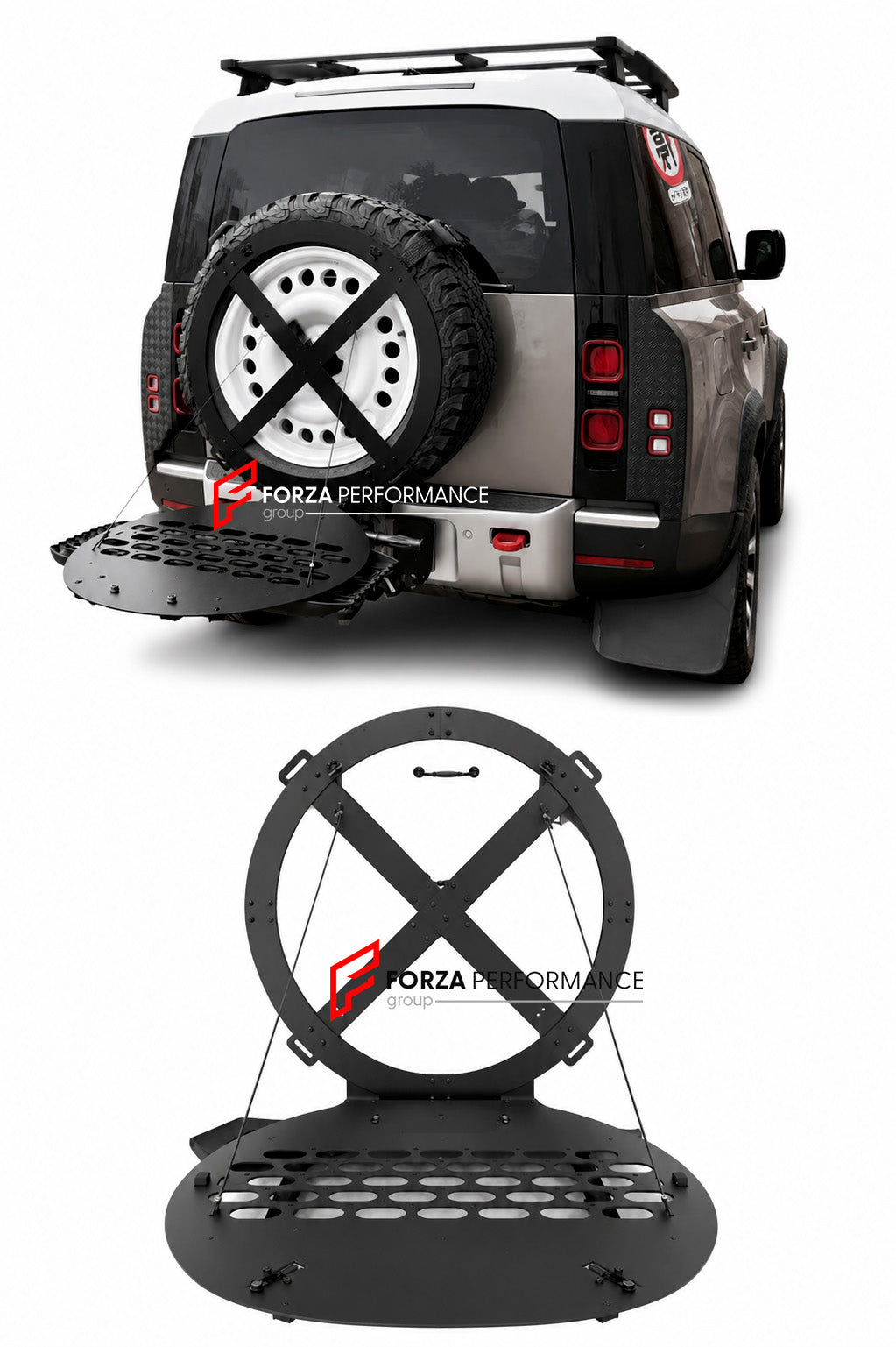 SPARE TIRE CARRIER FOR LAND ROVER DEFENDER L663 90 110 130 2020+