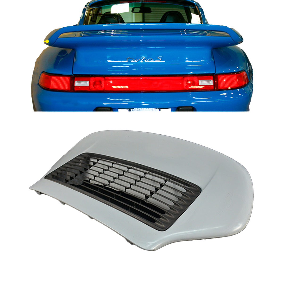 REAR TRUNK WITH SPOILER for PORSCHE 911 993 1993 - 1998