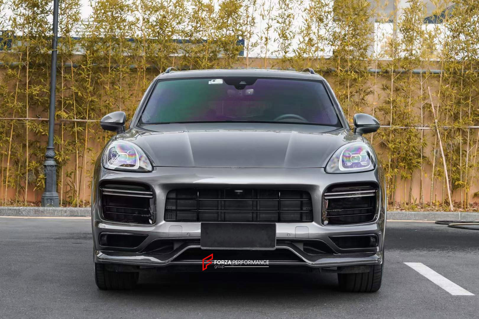CARBON FRONT LIP REAR DIFFUSER FOR PORSCHE CAYENNE 9Y0 2018-2023 SPORT