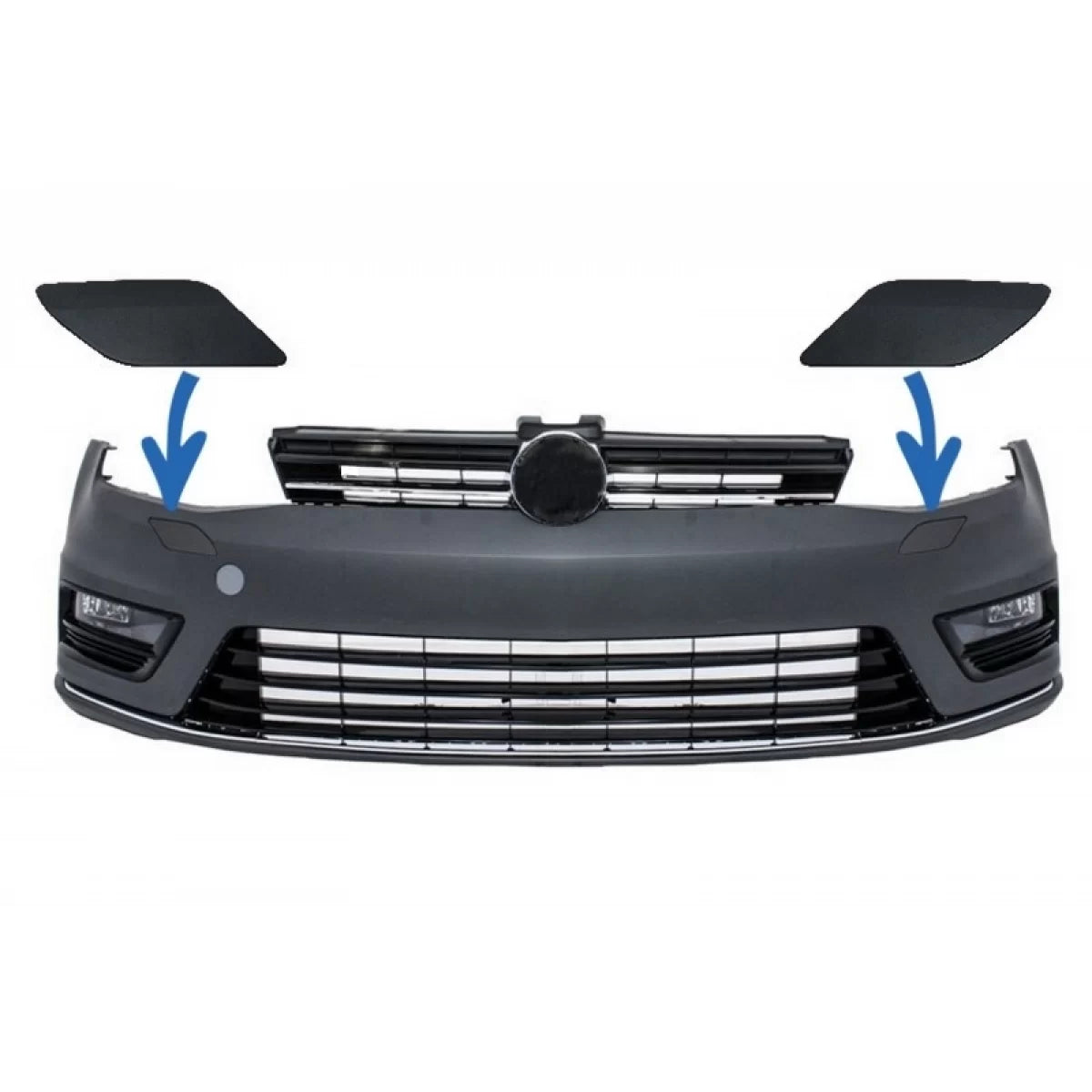 SRA Covers Front Bumper suitable for VW Golf VII 7 (2013-2017) Rline Look – product image 1