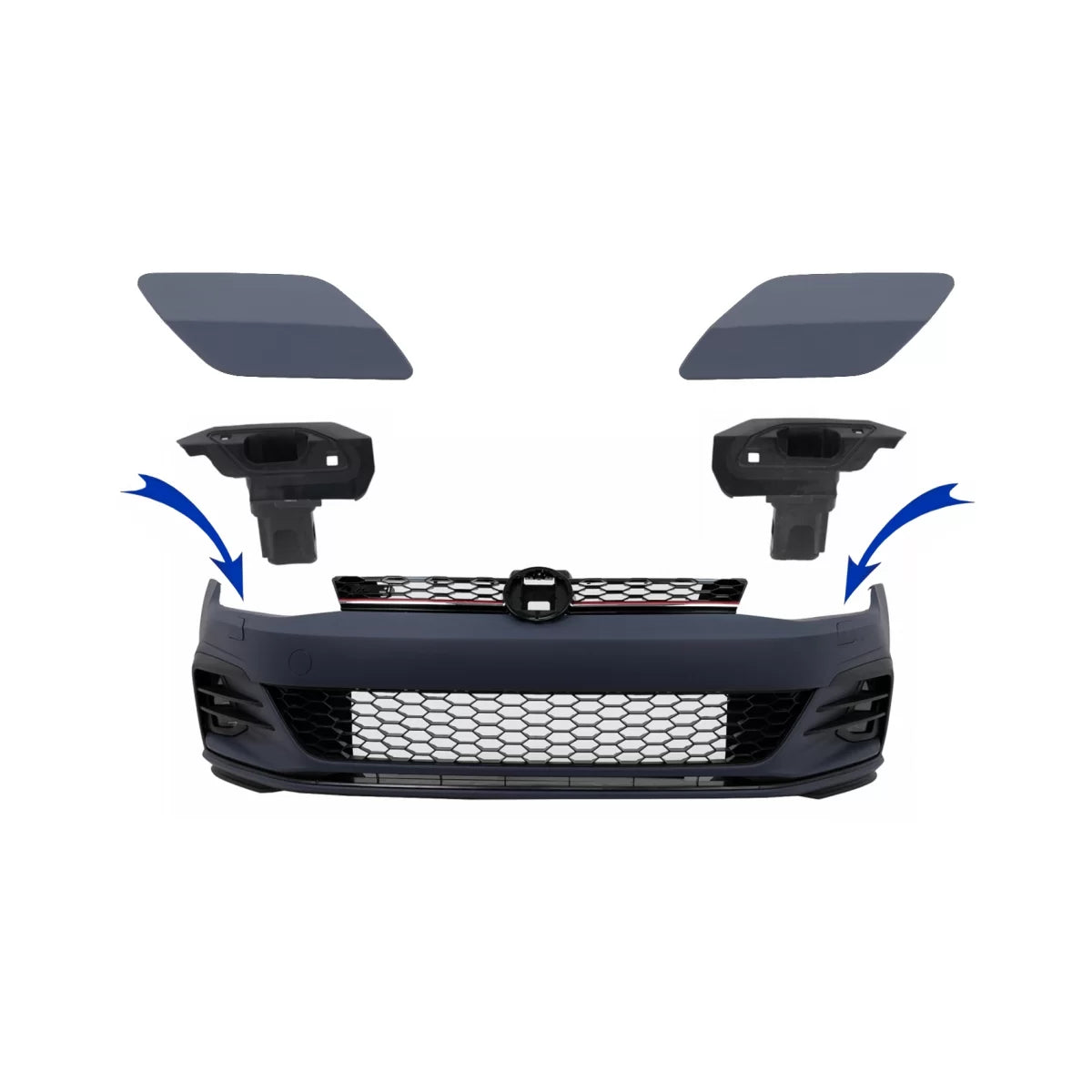 SRA Covers suitable for VW Golf 7.5 (2017-2020) only for Front Bumper GTI Design – product image 1