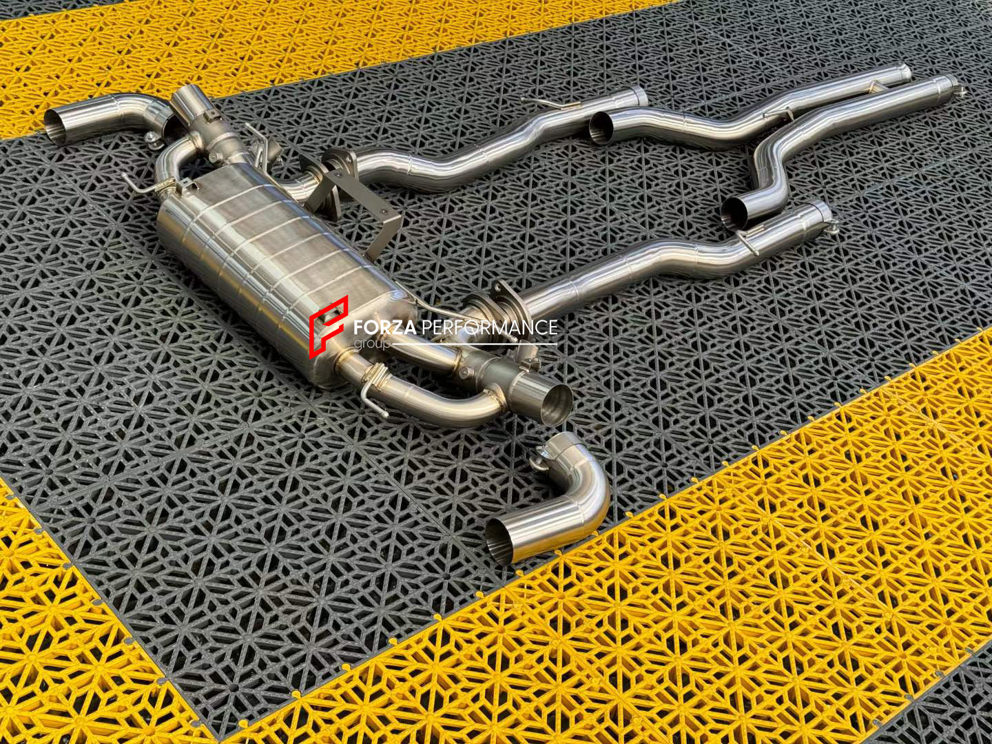 STAINLESS STEEL 304 EXHAUST CATBACK MUFFLER for ASTON MARTIN DB11 4.0 M177 2016-2023