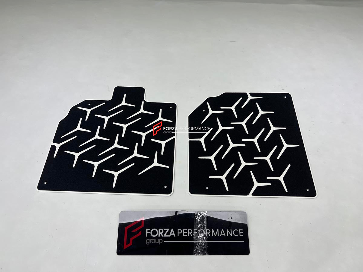STAINLESS STEEL FLOOR MATS CARPETS for LAMBORGHINI AVENTADOR SVJ LP 770-4