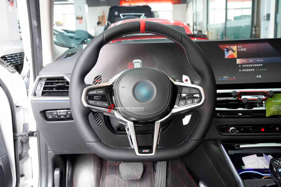 Buy Now STEERING WHEEL with PADDLE SHIFTERS for BMW 5 SERIES G60 G68 2024+ M5 G90 G99 2025+ and upgrade car parts from SIR Tuning at the Best Price. Headlights, Tail lights, Bodykits, Navigations, steering wheel and more - Fast & Free Shipping within Europe, US & Worldwide.