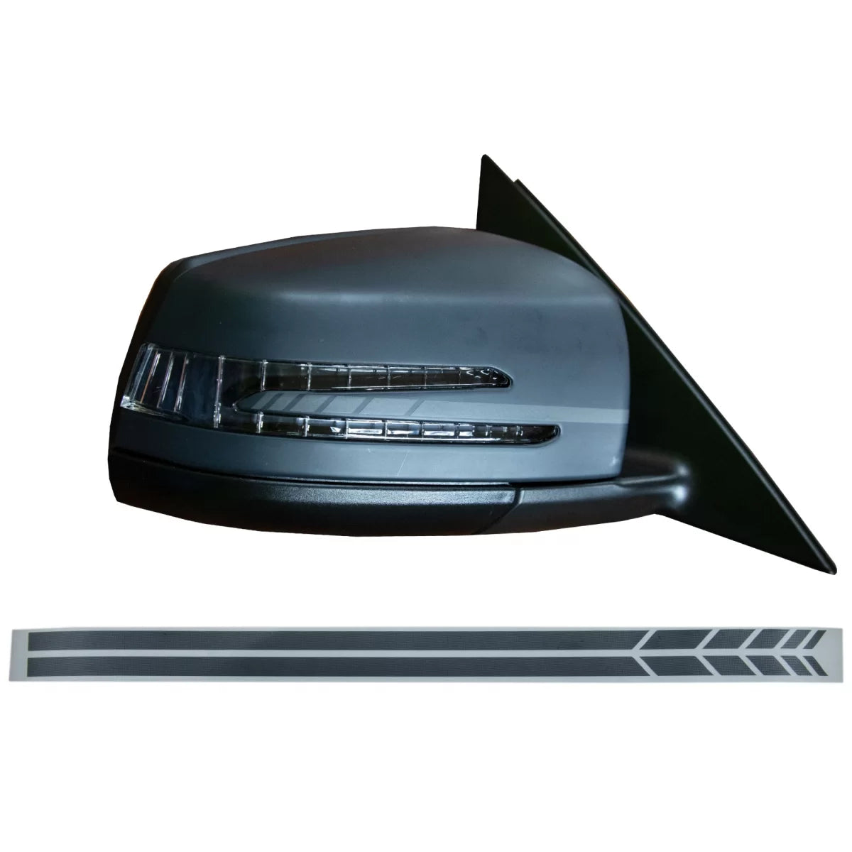 Sticker Mirror Dark Grey suitable for MERCEDES Coupe C238 A B C E S Class CLA GLA CLS GLK W246 W204 W176 W117 W212 W207 W218 