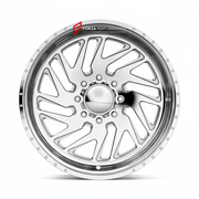 SUPER SINGLE TRUCK FORGED WHEELS RIMS for GMC SIERRA 2500HD HD NEW CHASSIS 2011 - 2014