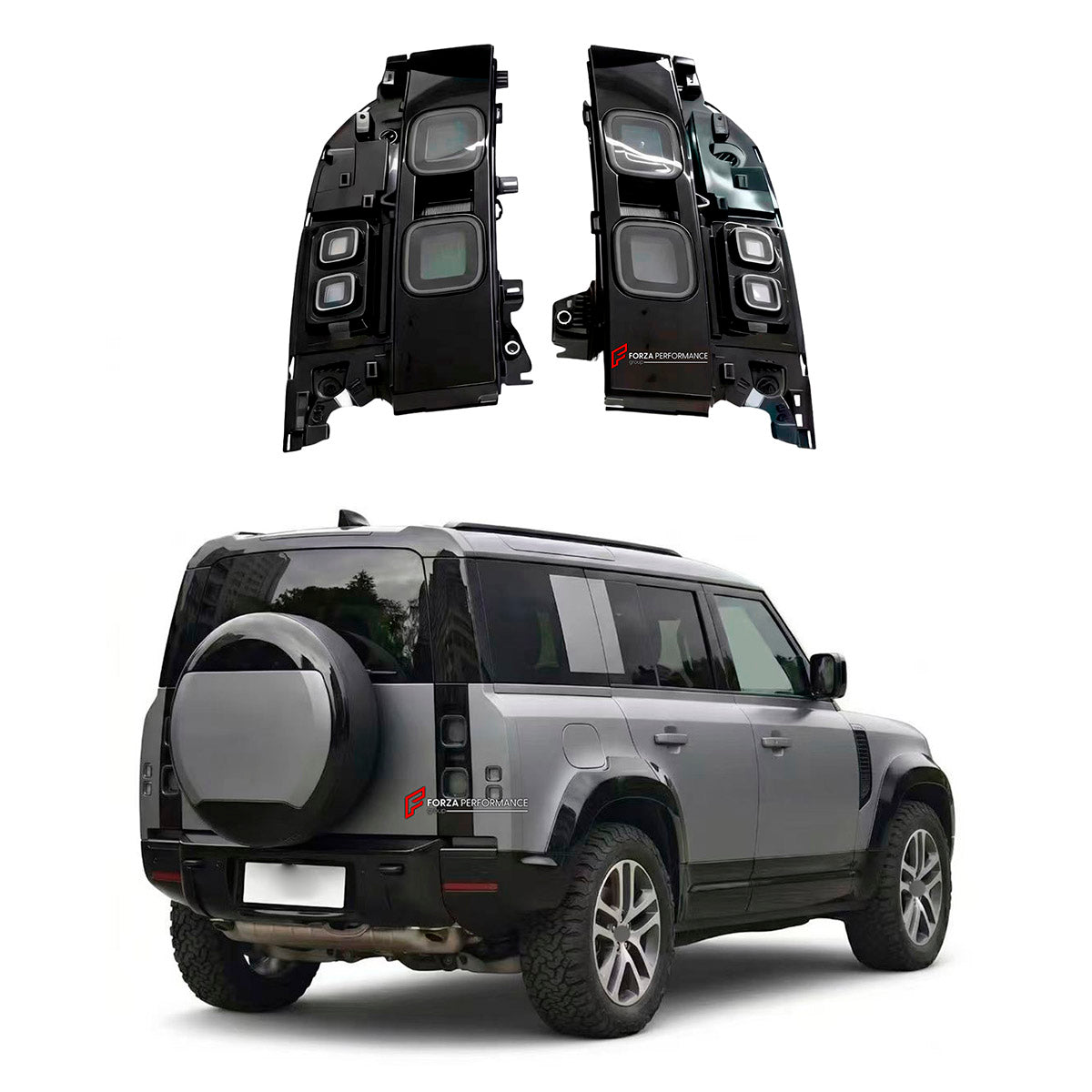 TAIL LIGHT COVERS for LAND ROVER DEFENDER L663 2019+