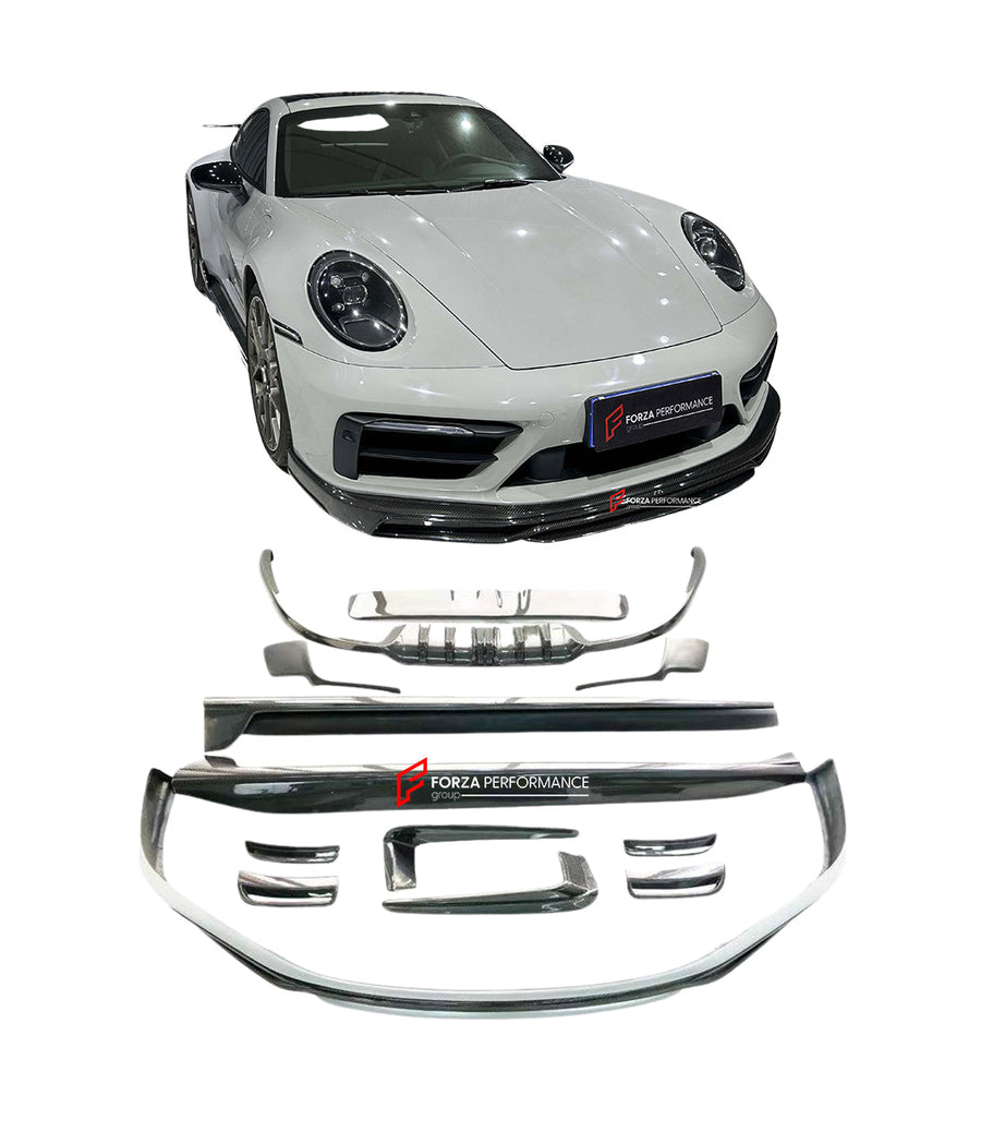 Buy Now DRY CARBON FIBER AERO KIT for PORSCHE 911 992.1 CARRERA S 2019 - 2025 and upgrade car parts from SIR Tuning at the Best Price. Headlights, Tail lights, Bodykits, Navigations, Carbon body kit and more - Fast & Free Shipping within Europe, US & Worldwide.