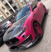 TEMPERED CARBON FIBER HOOD BONNET FOR MASERATI LEVANTE 2016+