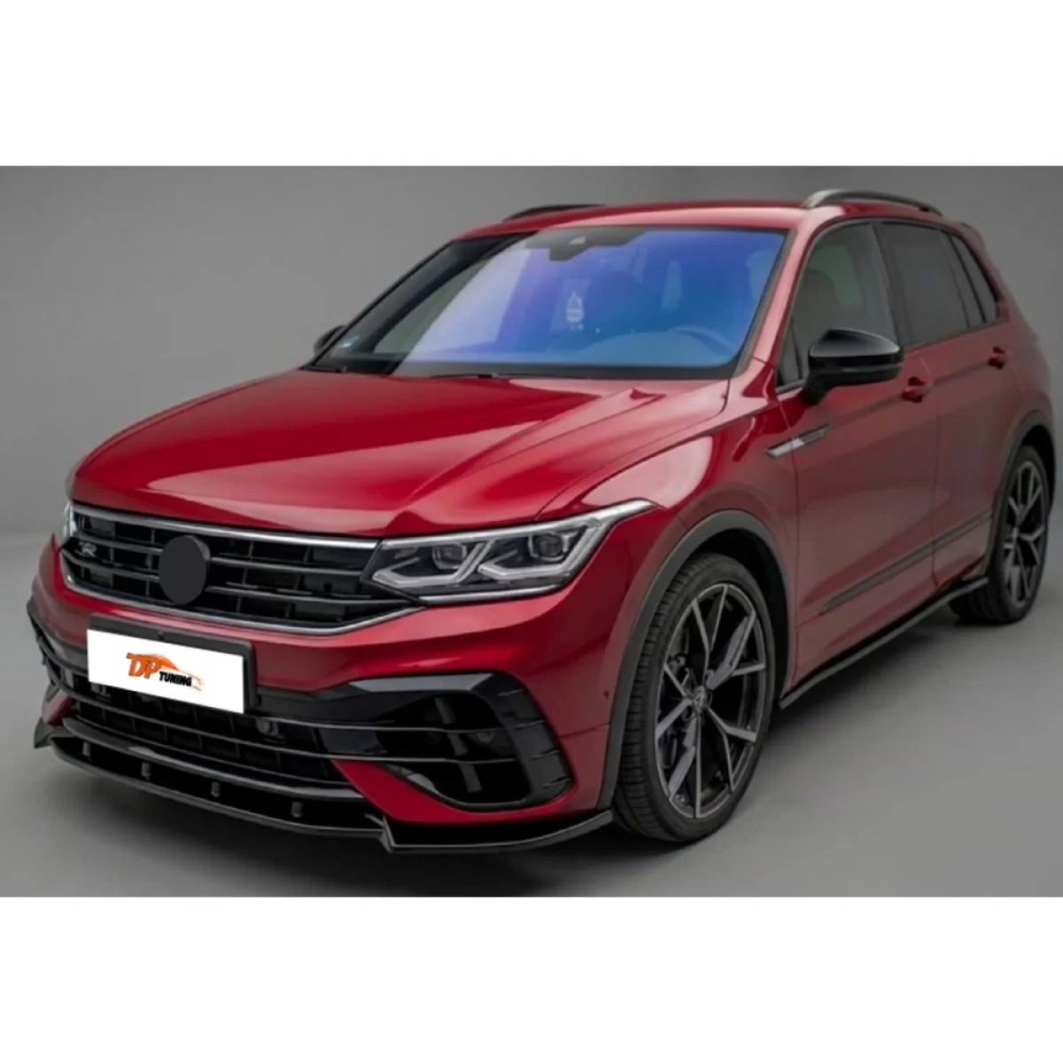 Tiguan MK2 Facelift R-Line Front Lip Piano Black Vacuum / 2020-2024 – product image 1