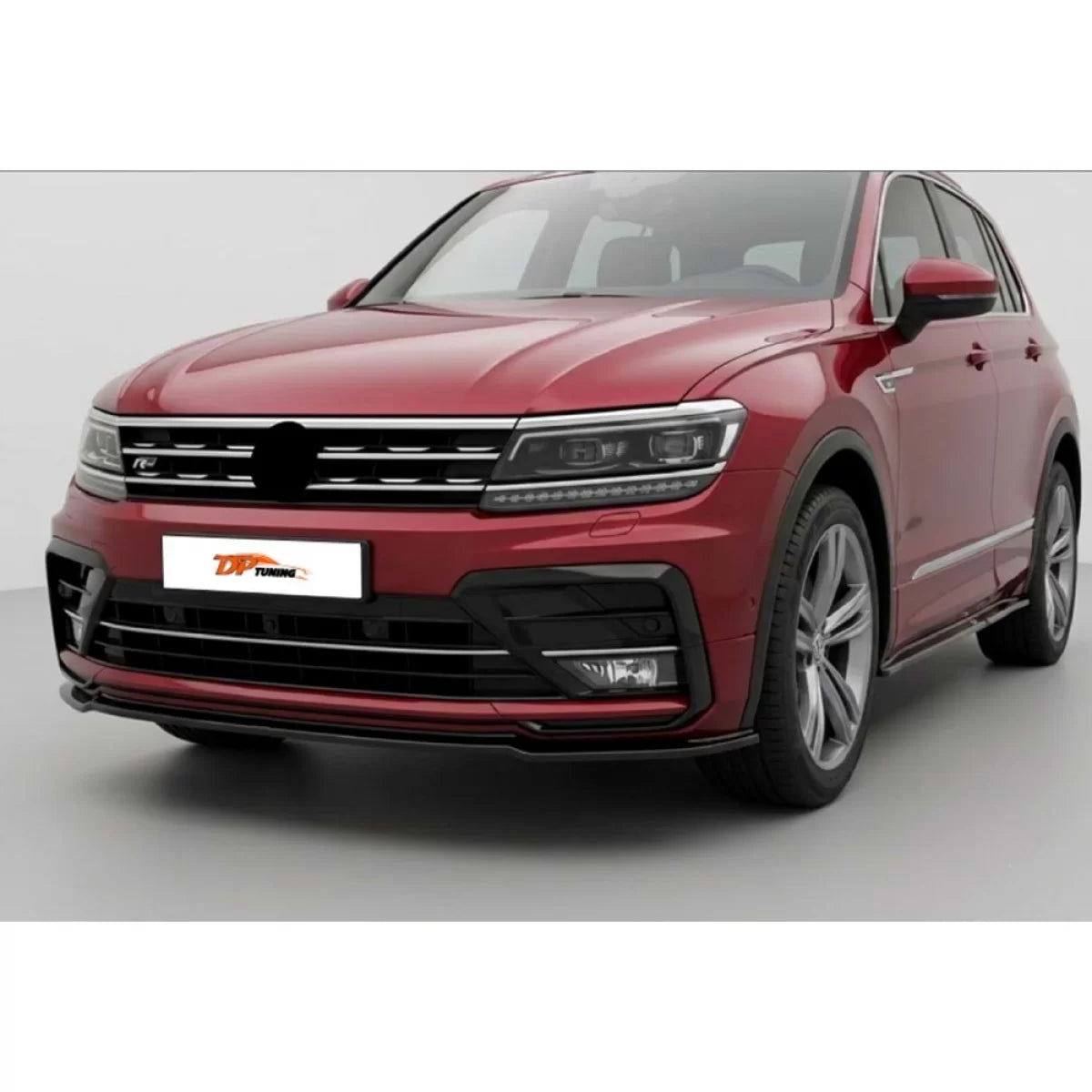 Tiguan MK2 R-Line Front Lip Piano Black Vacuum / 2015 - 2020 – product image 1