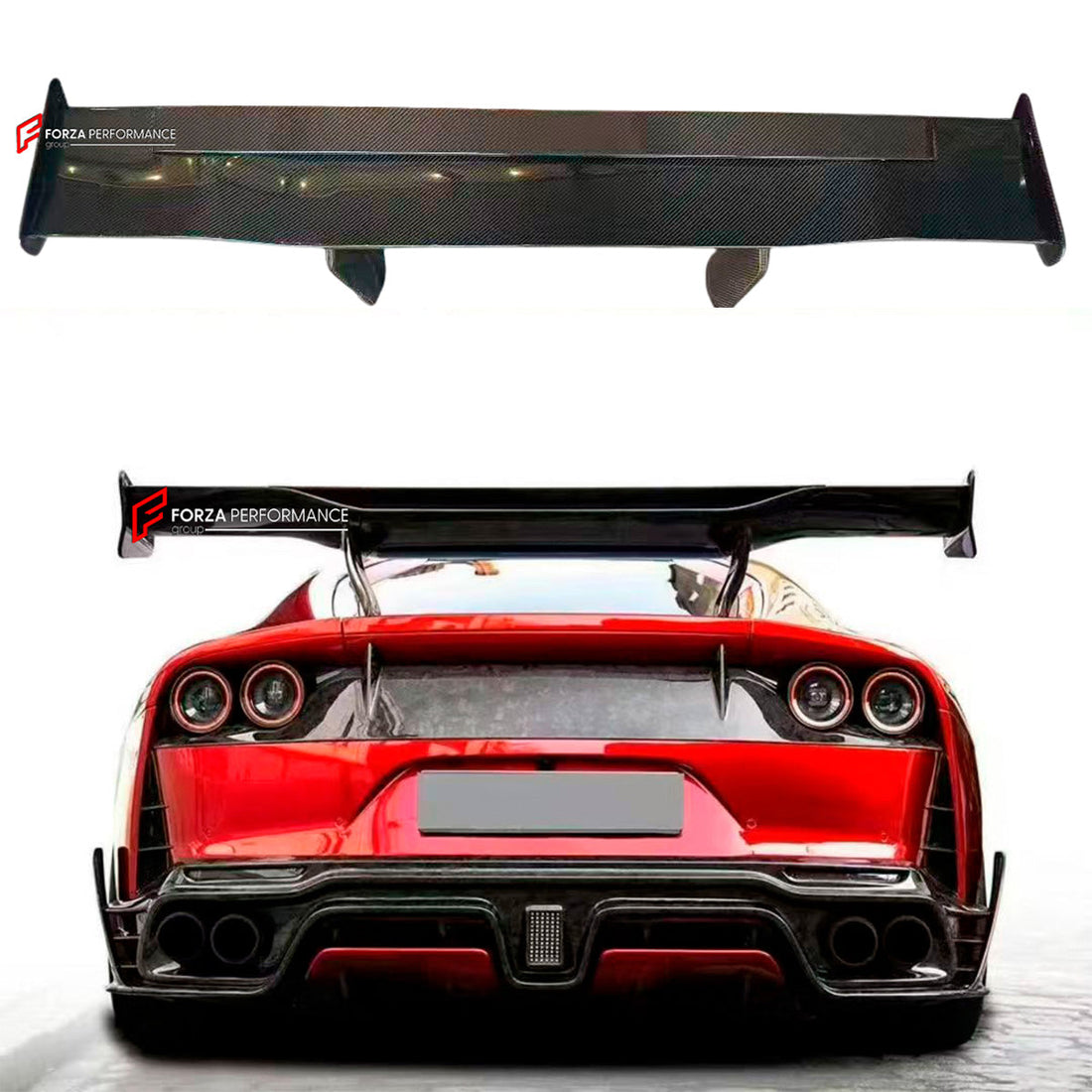 Buy Now TIME ATTACK WING SPOILER for FERRARI 812 SUPERFAST 2017 - 2023 and upgrade car parts from SIR Tuning at the Best Price. Headlights, Tail lights, Bodykits, Navigations, Carbon body kit and more - Fast & Free Shipping within Europe, US & Worldwide.