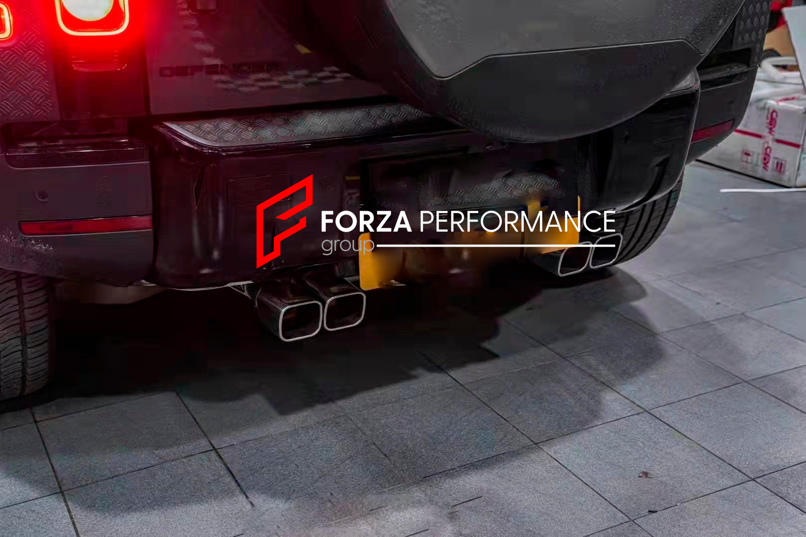 TITANIUM VALVED EXHAUST CATBACK MUFFLER for Land Rover Defender L663