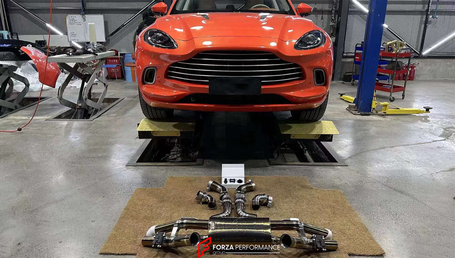 Buy Now TITANIUM VALVED EXHAUST CATBACK MUFFLER for ASTON MARTIN DBX V8 4.0T and upgrade car parts from SIR Tuning at the Best Price. Headlights, Tail lights, Bodykits, Navigations, Exhaust system and more - Fast & Free Shipping within Europe, US & Worldwide.