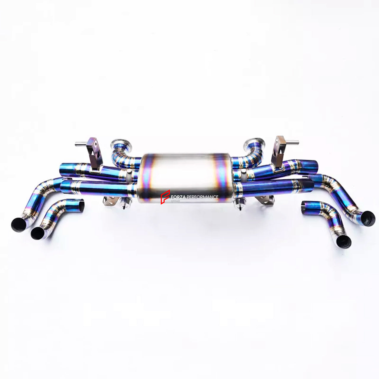 TITANIUM VALVED EXHAUST CATBACK MUFFLER for LAMBORGHINI GALLARDO LP560-4 5.2T 2008 - 2014