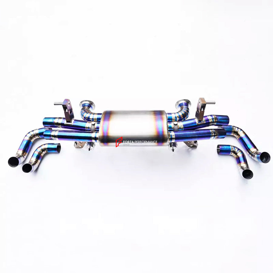 Buy Now TITANIUM VALVED EXHAUST CATBACK MUFFLER for LAMBORGHINI GALLARDO LP560-4 5.2T 2008 - 2014 and upgrade car parts from SIR Tuning at the Best Price. Headlights, Tail lights, Bodykits, Navigations, Exhaust system and more - Fast & Free Shipping within Europe, US & Worldwide.