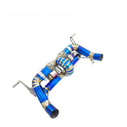TITANIUM VALVED EXHAUST CATBACK MUFFLER for LAMBORGHINI HURACAN EVO LP640-4 5.2T 2019+