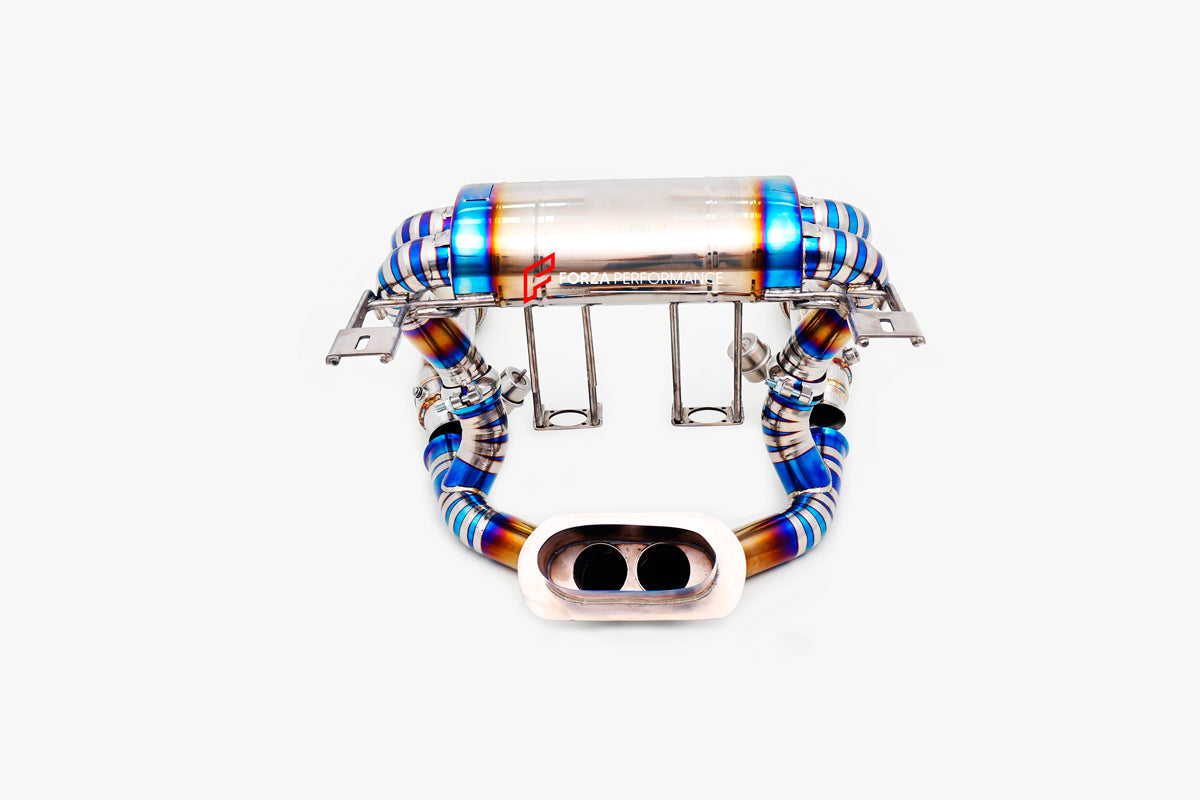TITANIUM VALVED EXHAUST CATBACK MUFFLER for LAMBORGHINI MURCIELAGO LP640 6.5T 2006 - 2010