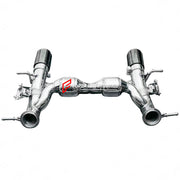 TITANIUM VALVED EXHAUST SYSTEM CATBACK MUFFLER X PIPE for MASERATI MC20 2020+ 3.0T