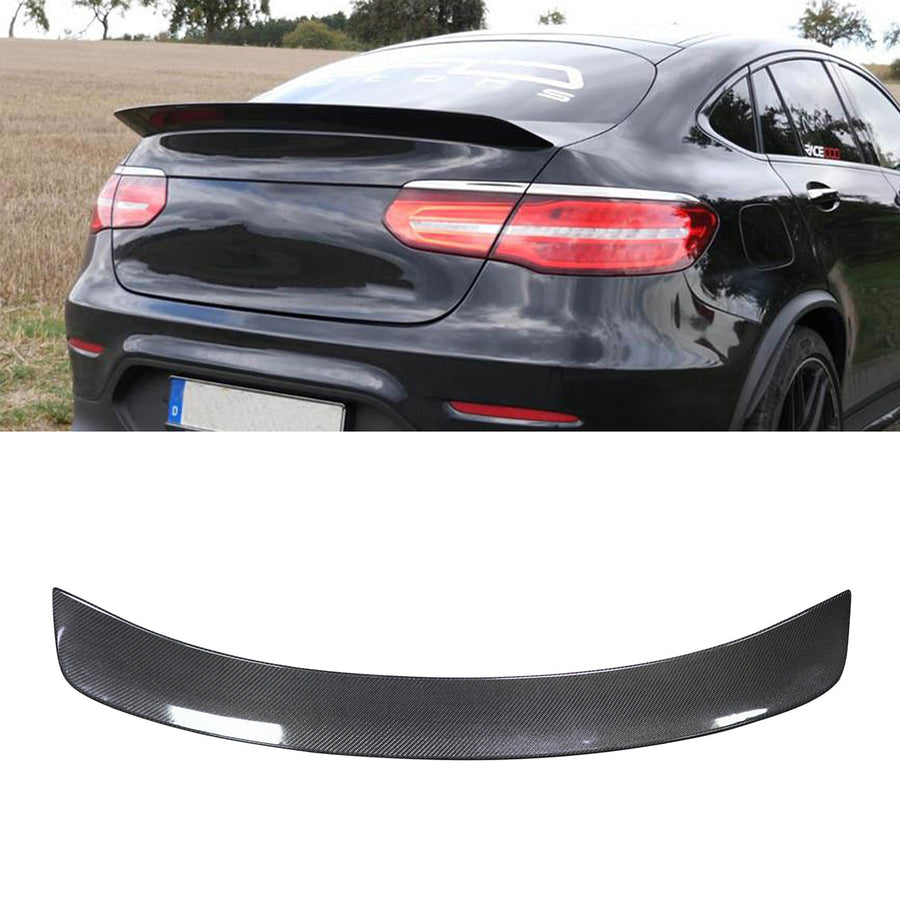 Buy Now CARBON FIBER REAR WING SPOILER FOR GLC COUPE C 253 and upgrade car parts from SIR Tuning at the Best Price. Headlights, Tail lights, Bodykits, Navigations, Carbon body kit and more - Fast & Free Shipping within Europe, US & Worldwide.