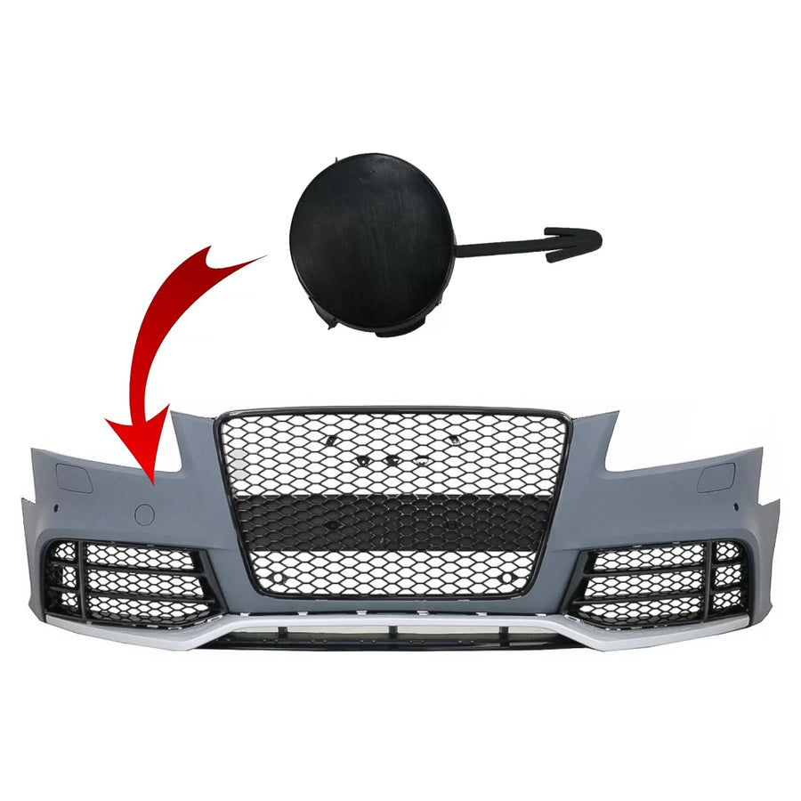 Tow Hook Cover Front Bumper suitable for Audi A5 8T (2008-2016) RS5 Design – product image 1
