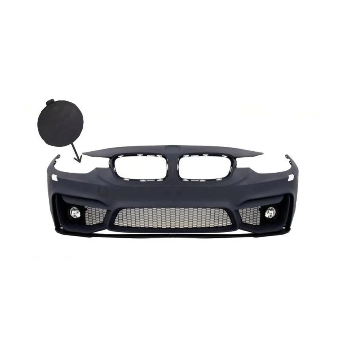 Tow Hook Cover Front Bumper suitable for BMW 3 Series F30 F31 (2011-up) M3 Design – product image 1