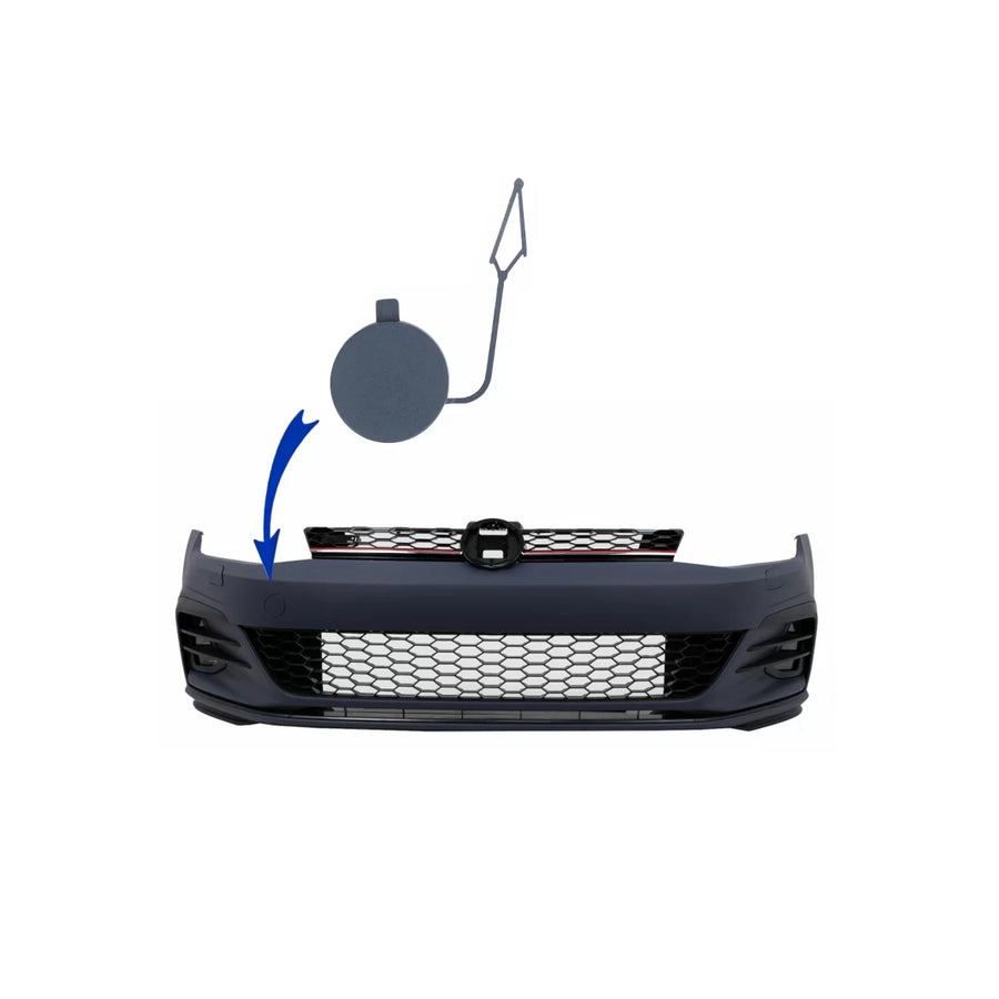 Tow Hook Cover suitable for VW Golf 7.5 (2017-2020) only for Front Bumper GTI Design – product image 1