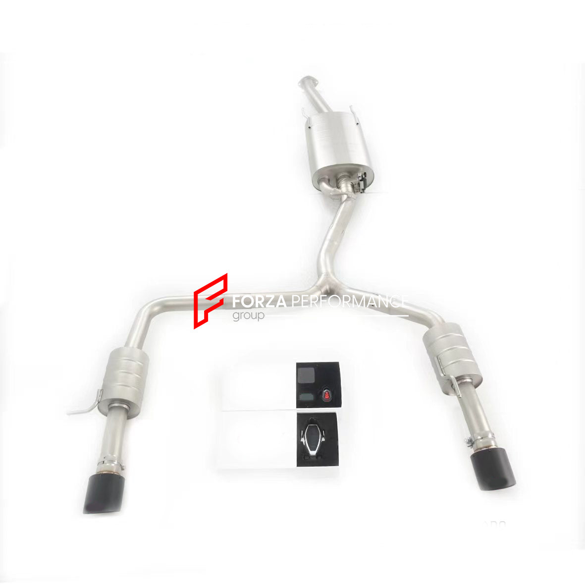 VALVED EXHAUST CATBACK MUFFLER for Toyota Land Cruiser Prado 150.1 2015+ 2.7L
