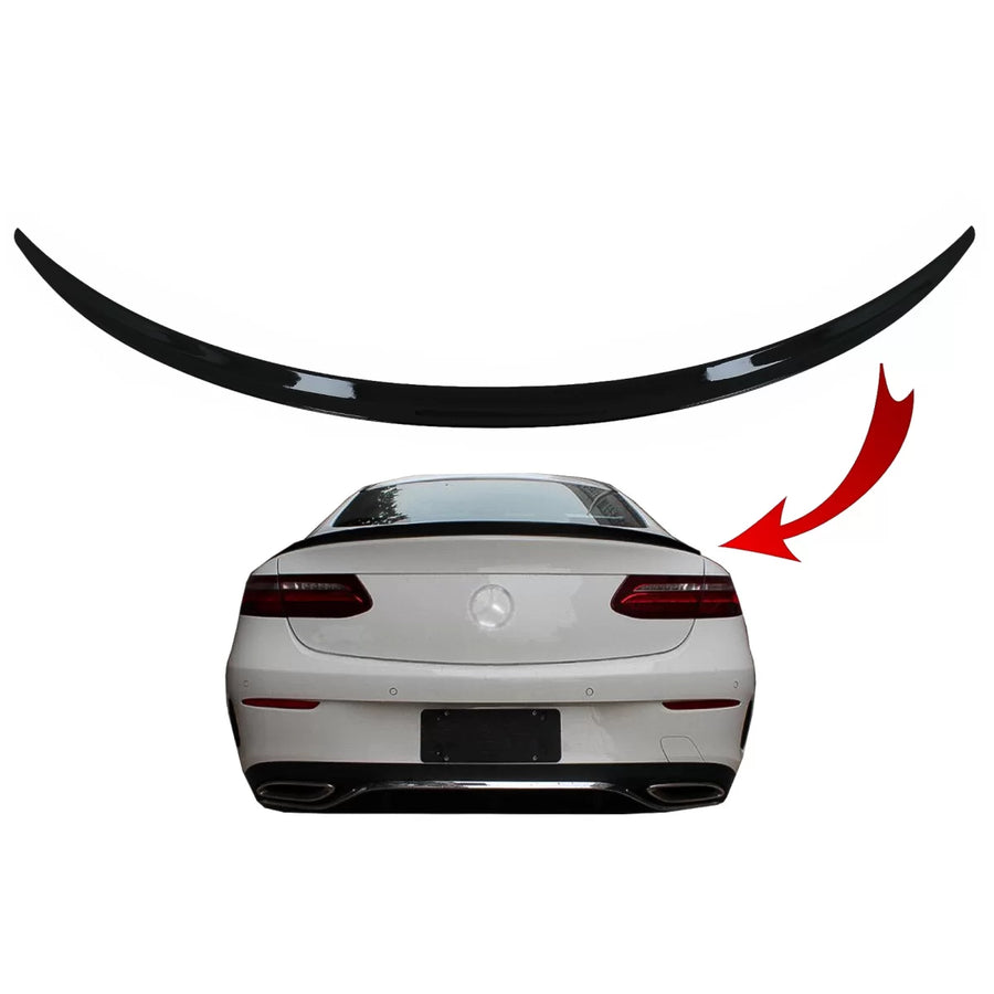 Trunk Boot Spoiler suitable for Mercedes E-Class C238 Coupe (2016-up) Piano Black – product image 1
