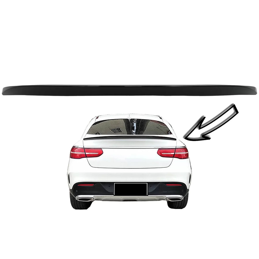 Trunk Boot Spoiler suitable for Mercedes GLE Coupe C292 (2015-2019) Piano Black – product image 1