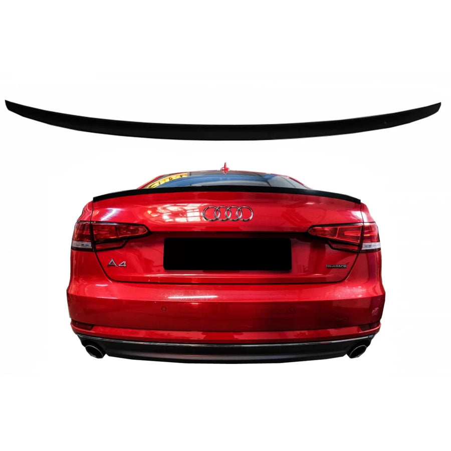 Trunk Spoiler suitable for Audi A4 B9 Sedan (2016-Up) Piano Black – product image 1