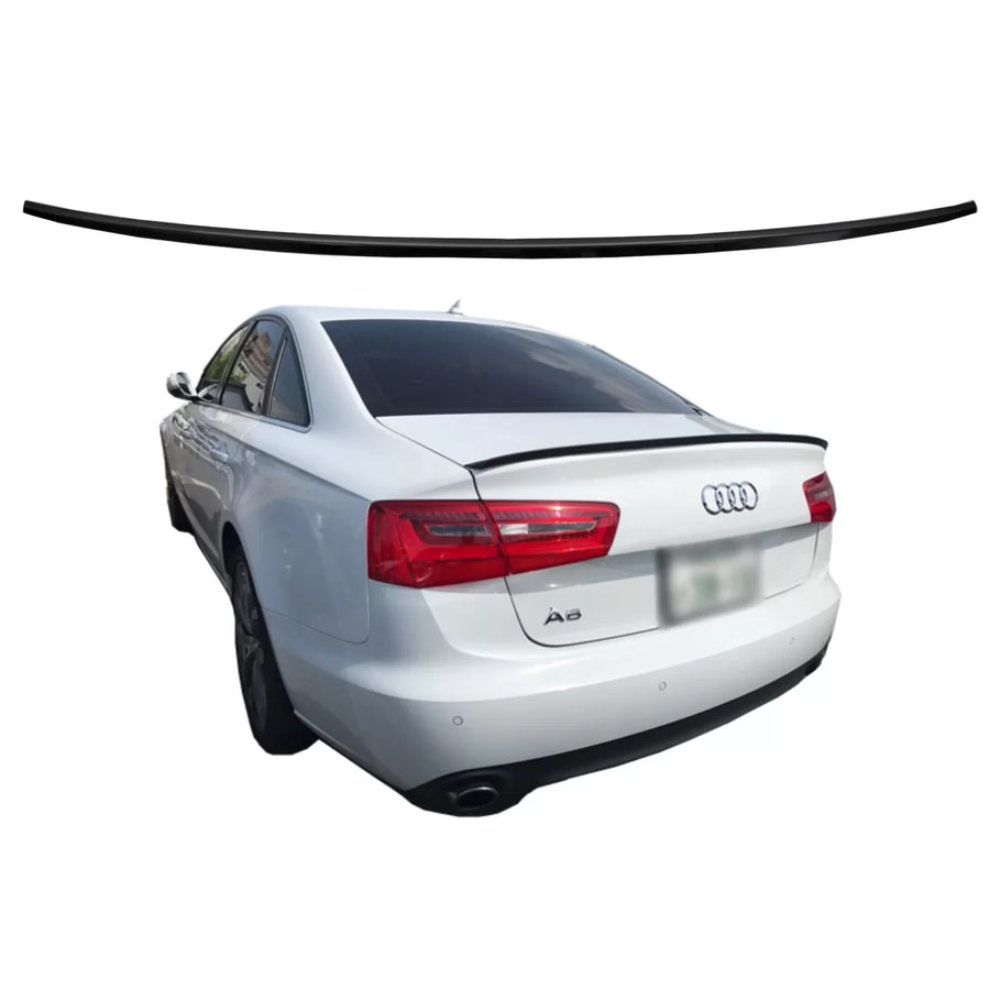 Trunk Spoiler suitable for Audi A6 C7 4G 4 Doors (2011-2018) Piano Black – product image 1