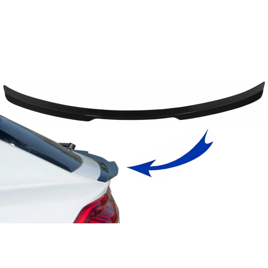 Trunk Spoiler suitable for Audi Q8 SUV (2018-up) Sport Design Piano Black – product image 1