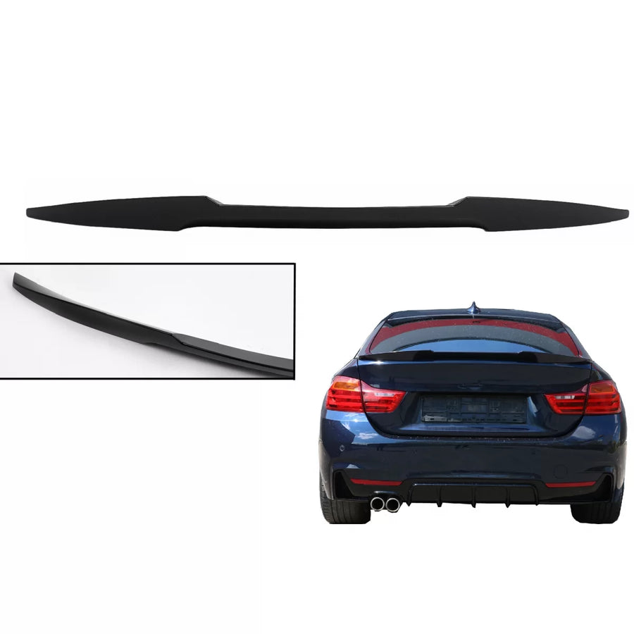 Trunk Spoiler suitable for BMW 4 Series Gran Coupe F36 (2014-2019) M4 Design Black – product image 1