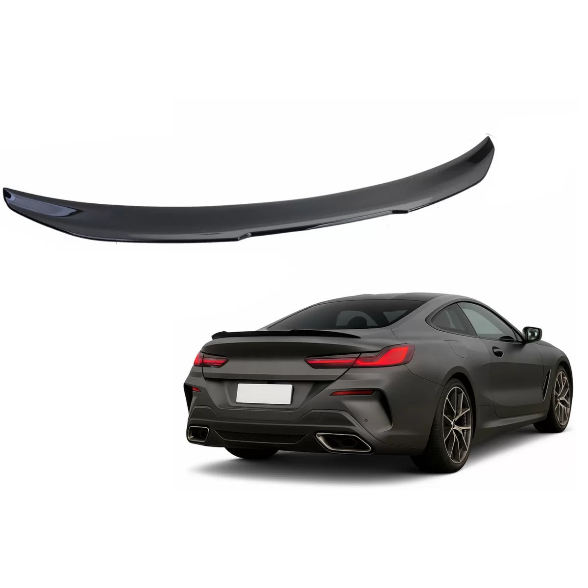 Trunk Spoiler suitable for BMW 8 Series G15 Coupe (2018-2026) Piano Black – product image 1