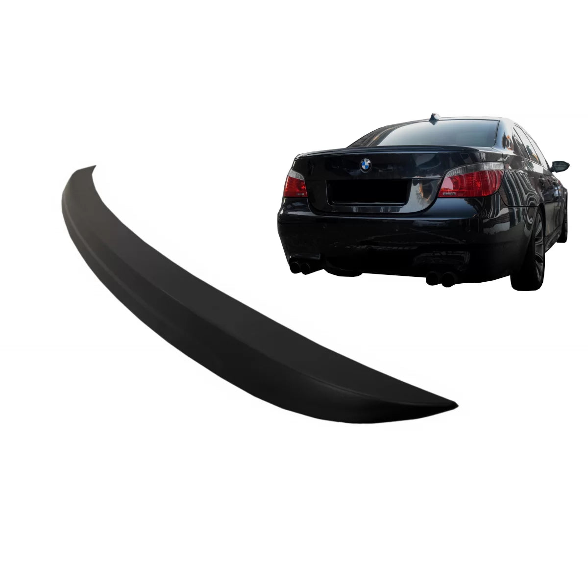 Trunk Spoiler suitable for BMW E60 5 Series LCI Non-LCI (2003-2010) M-Technik Design – product image 1