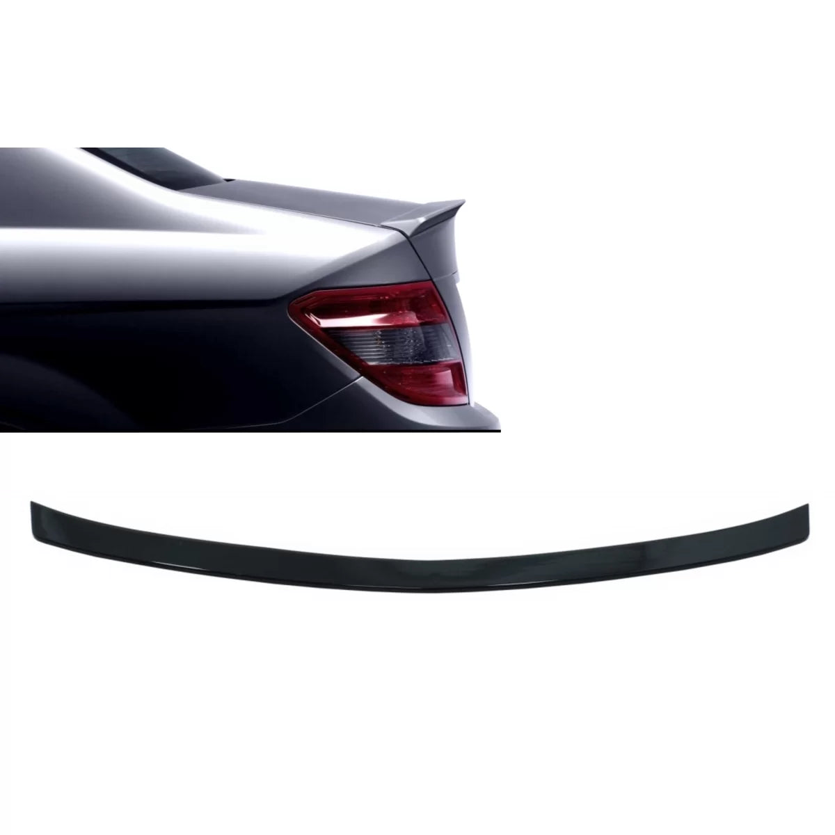 Trunk Spoiler suitable for Mercedes C-Class W204 (2007-2014) Piano Black – product image 1