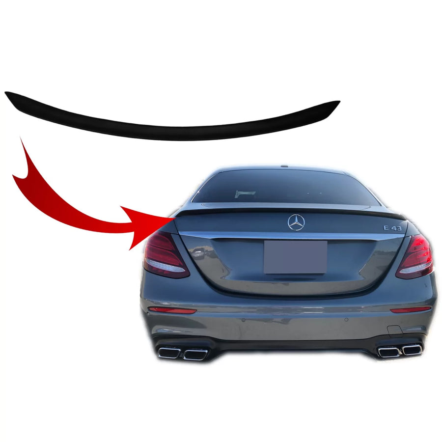 Trunk Spoiler suitable for Mercedes E-Class W213 (2016-up) Matte Black – product image 1