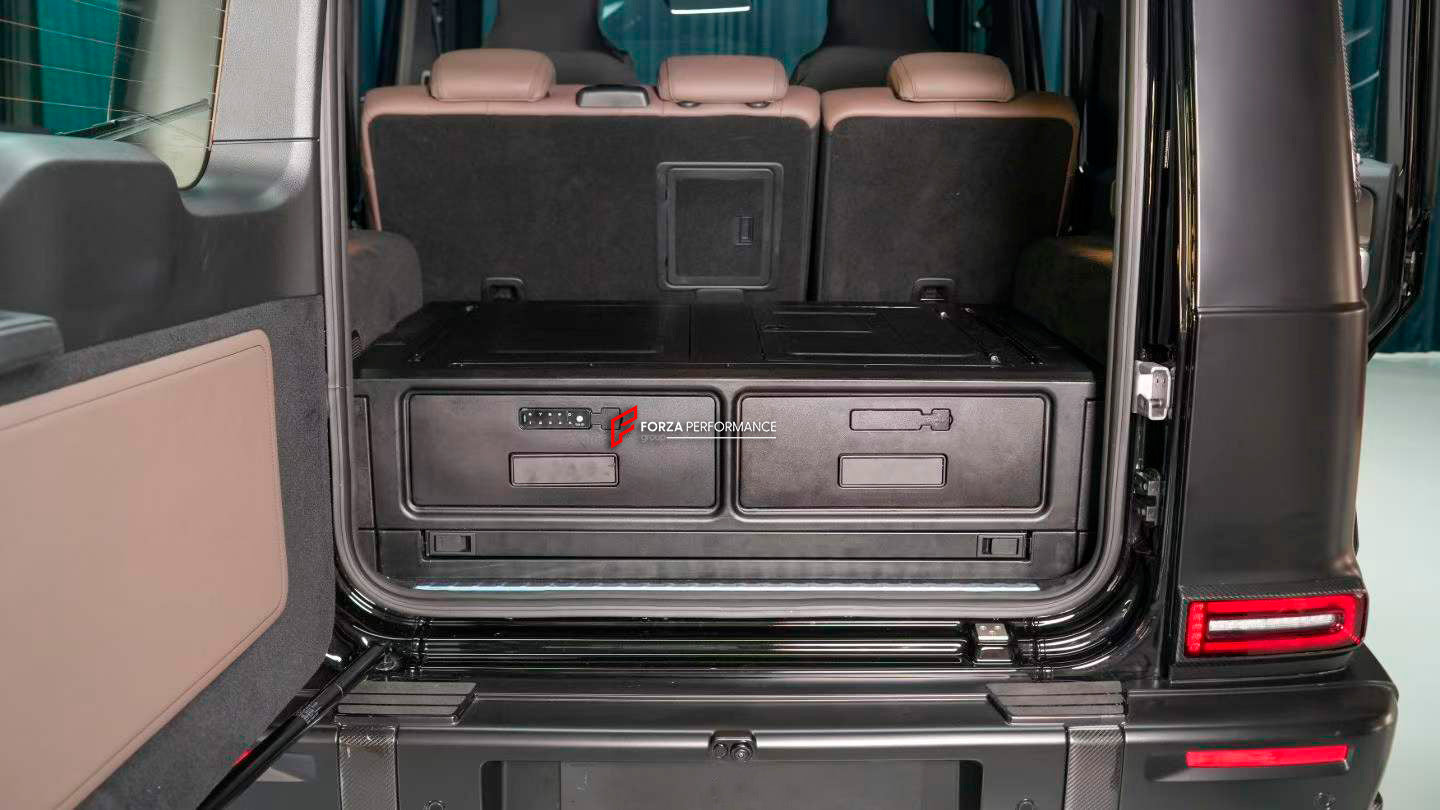 TRUNK STORAGE with TABLE and FOLDING CHAIR for MERCEDES-BENZ G-CLASS G63 G550 G500 W465 2024+