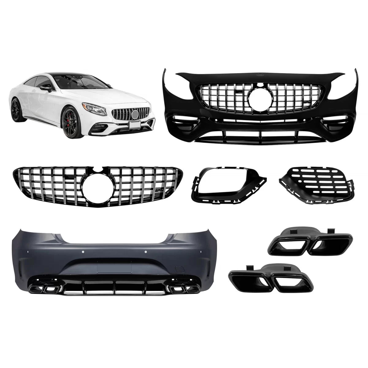Tuning package type 63 suitable for Mercedes S-Class C217 coupe 2014-2020 – product image 1