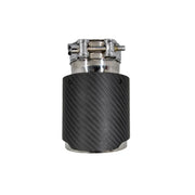 Universal Exhaust Muffler Tip Carbon Fiber Matte Finish Inlet 6cm/2.36inch – product image 2