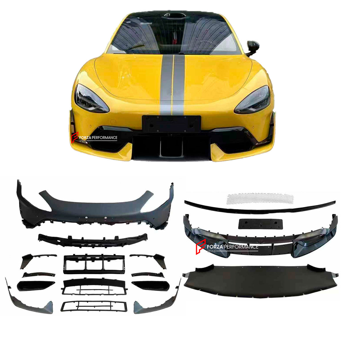UPGRADE FRONT BUMPER KIT for XIAOMI SU7 2024+ upgrade to ULTRA STYLE