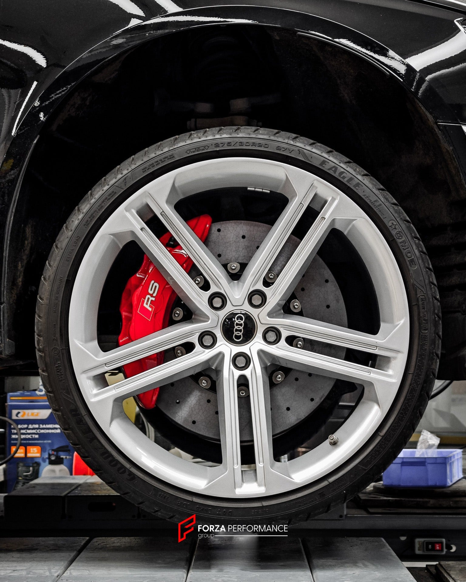 UPGRADE FRONT CARBON CERAMIC BRAKE DISCS ROTORS for AUDI RS4 B9 FACELIFT 2019+